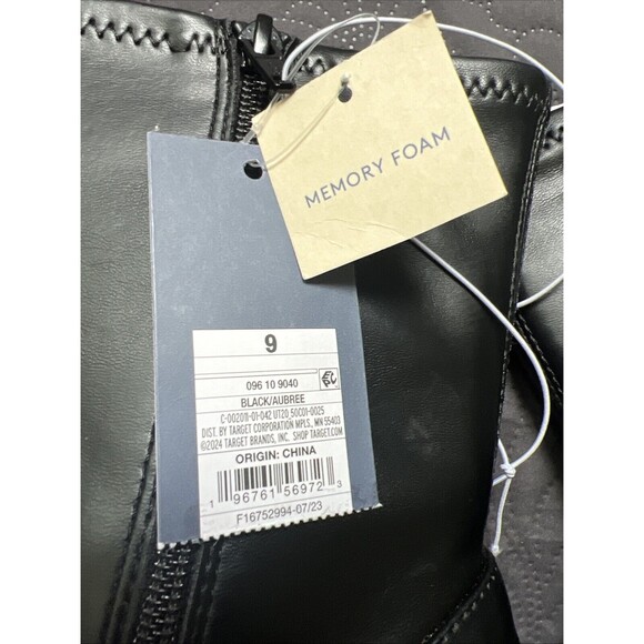 Universal Thread Black Aubree Ankle Boots NWT SZ 10, 9.5 &  9 Western Cowgirl - Picture 8 of 15